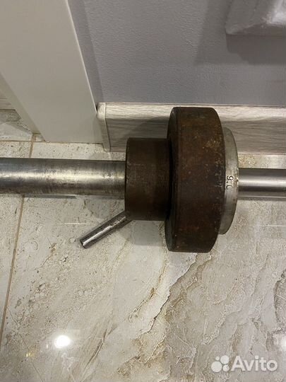 Штанга с блинами бу