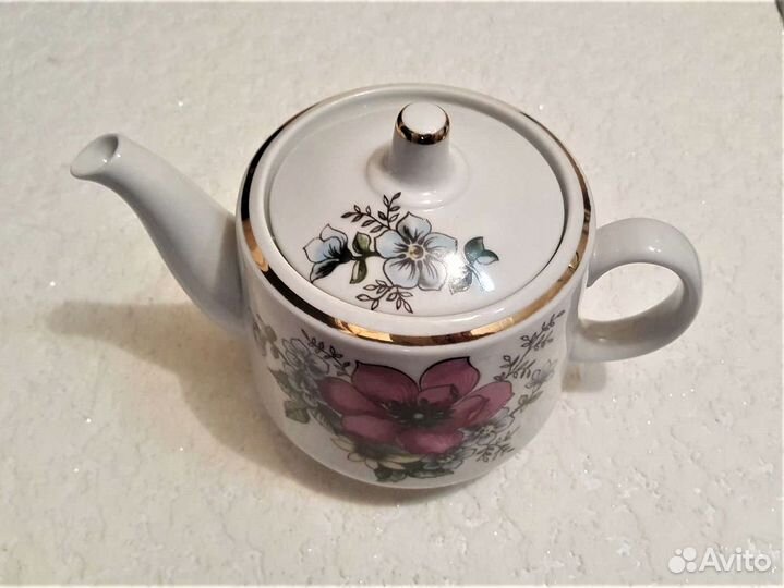 Чайник заварочный новый фарфоровый СССР