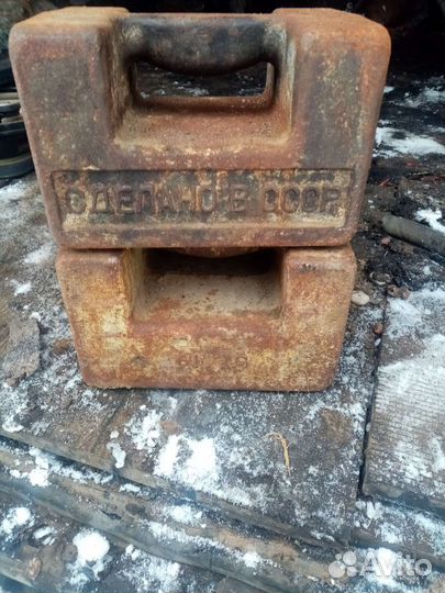 Гиря 20кг СССР