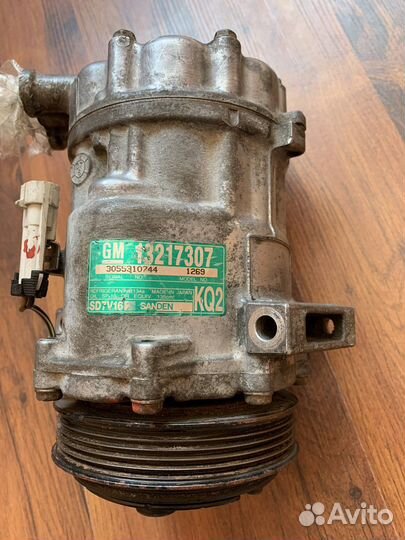 Компрессор кондиционера opel vectra с z18xer