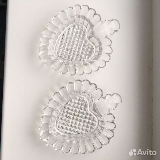 Чайный сервиз, ваза, розетки хрустальные