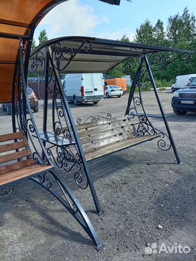 Качели лоза на ажурном подвесе