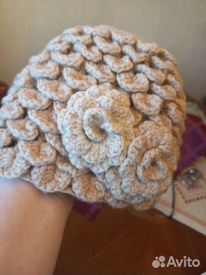 Шапка женская вязаная