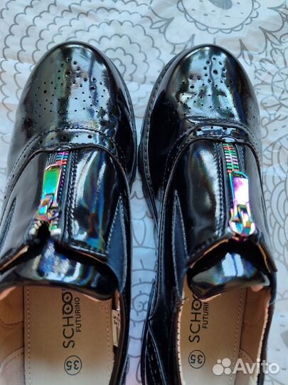 Туфли (полуботинки) для девочки 35 размер