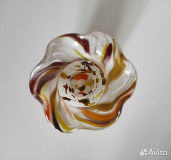 Вазы СССР цветное стекло, хрусталь