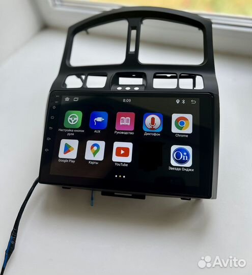 Магнитола Hyundai Santa Fe 2000-2012 Android