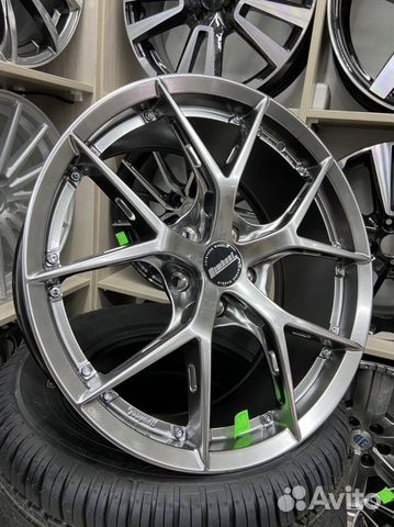 Hre koko с жабрами r18 5*112 графит