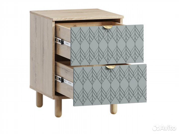 Тумба прикроватная Теджонс Leaf Mentol