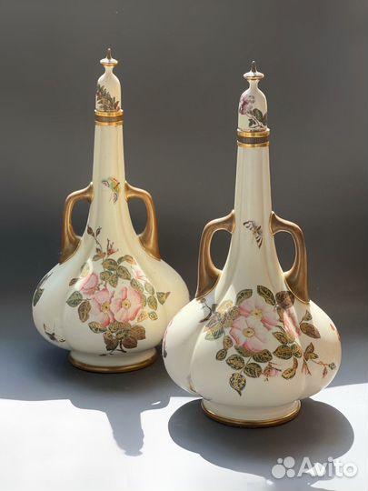 Ваза (пара) Royal Worcester Англия