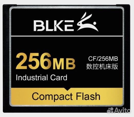 Карта CompactFlash 256MB blke Industrial