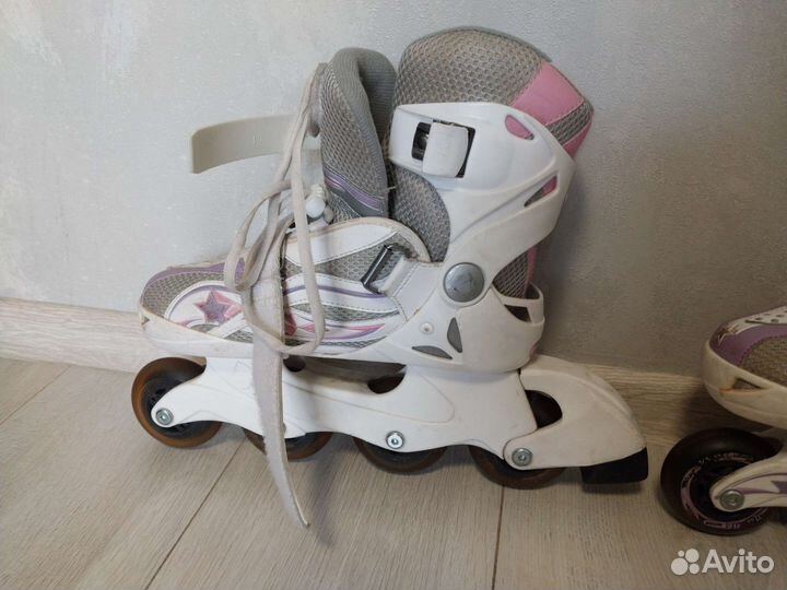 Коньки детские регулируемый размер