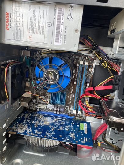 Пк (Intel Q9300/6Gb/SSD120/HDD 500Gb/1Gb video)