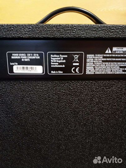 Гитарный комбоусилитель Harley Benton HB-20B