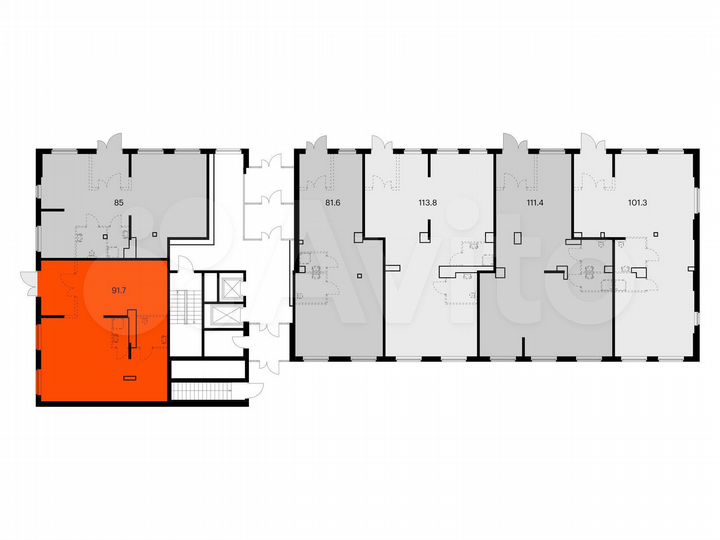 Продам помещение свободного назначения, 91.7 м²
