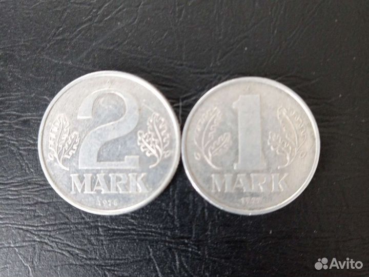 Монеты гдр, фрг