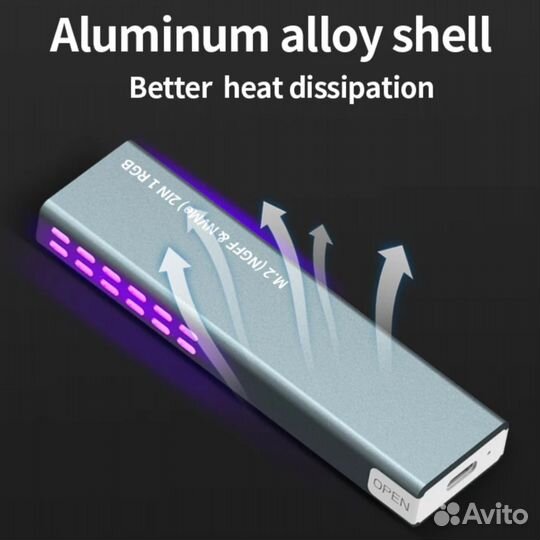 Корпус для SSD M.2 (до 4тб) 10Гбит