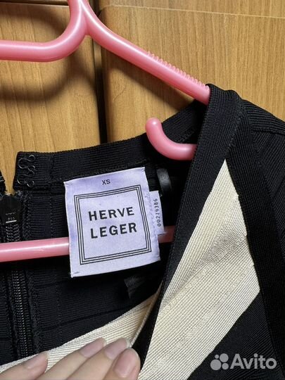 Платье бандажное вечернее Herve Leger оригинал