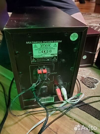 Компьютерные колонки 2.1 телефизор