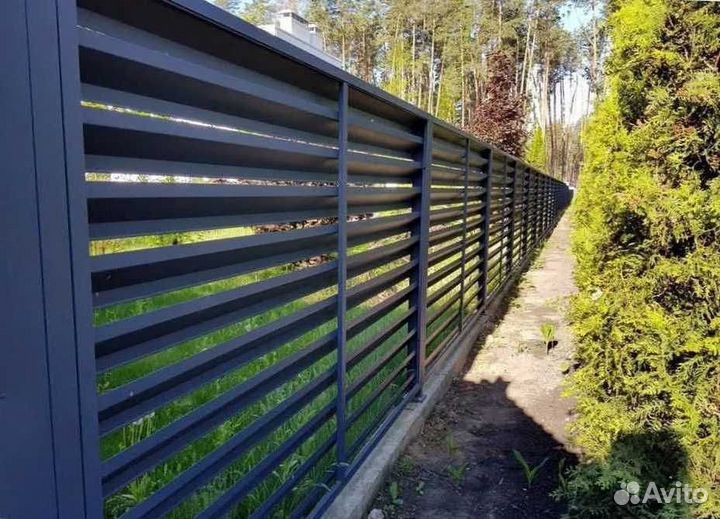 Забор жалюзи