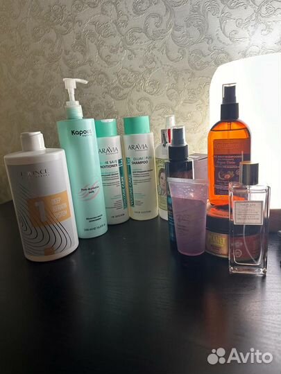 Шампунь бальзам спрей для волос эсвицин