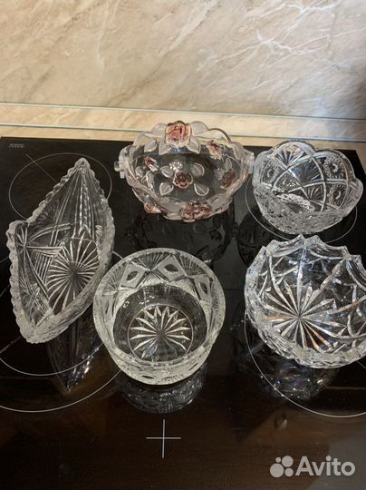 Хрустальная конфетница