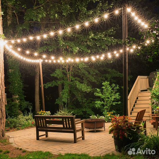 Гирлянда уличная 5м Е27 CL50-8 Белт-лайт 29884