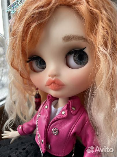 Блайз кукла кастом рыжая лисичка