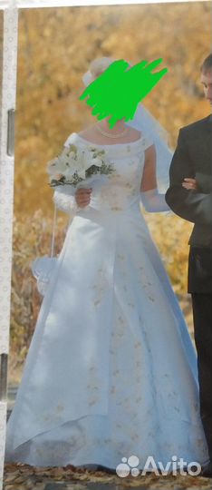 Красивое свадебное платье