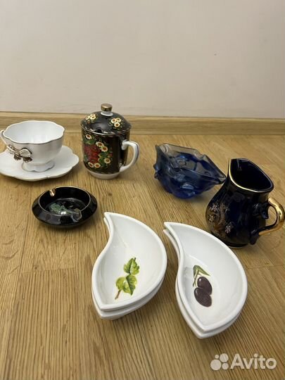 Молочник пепельница чашка блюдце посуда заварник