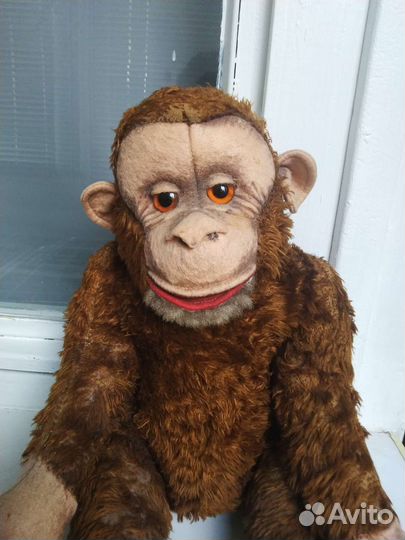 Игрушка обезьяна ГДР 1950-х годов