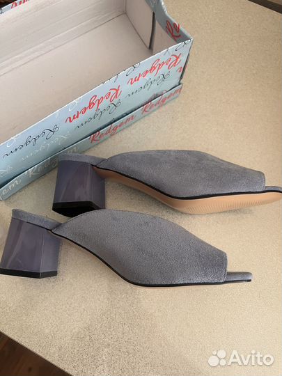 Шлепанцы женские 38 натуральная замша