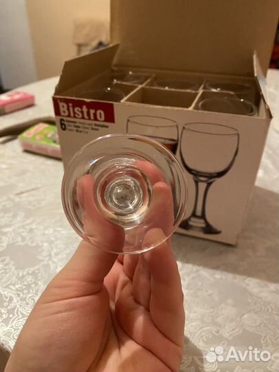 Бокалы новые 6 штук