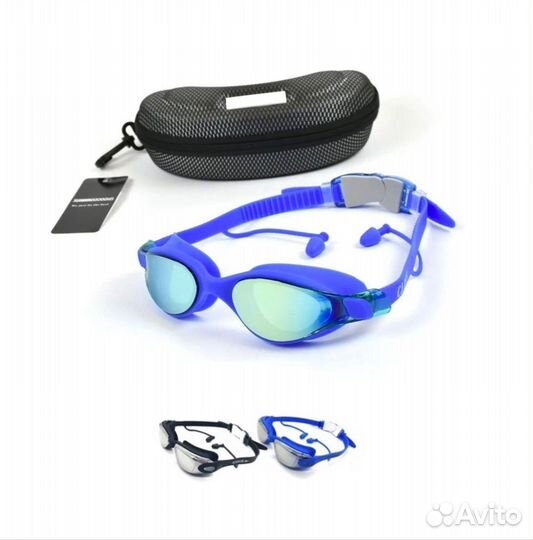 Очки для плавания 1819 цвета разные
