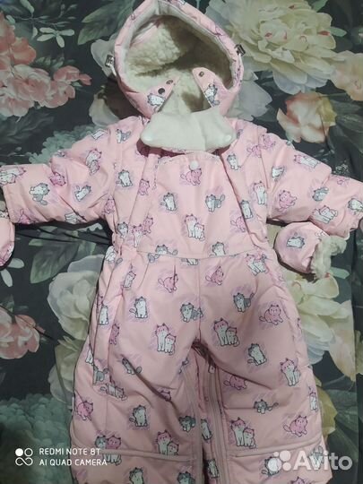 Зимний комбинезон для девочки