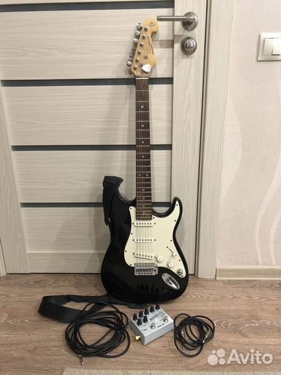 Эл.гитара sx стратокастер+педаль yerasov 9000