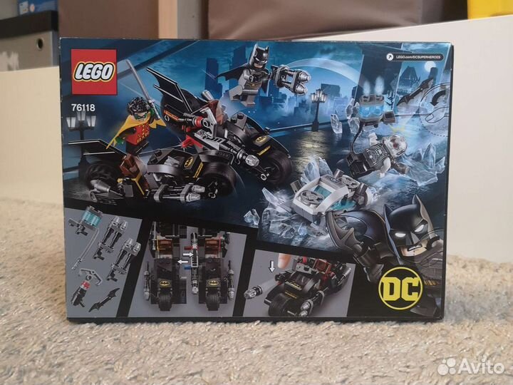 Lego 76118Гонка на мотоциклах с Мистером Фризом