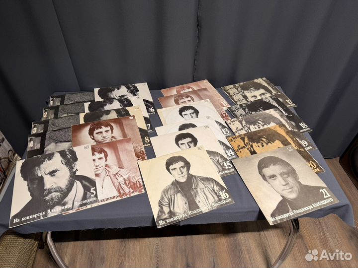 На концертах Владимира Высоцкого 21шт