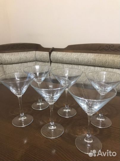Бокалы для мартини-6 штук