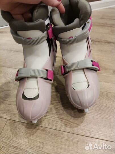 Коньки для девочки раздвижные 33-36