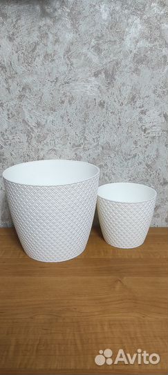 Горшки пластиковые