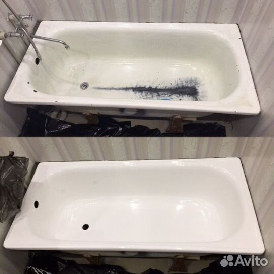 Реставрация ванн жидким акрилом