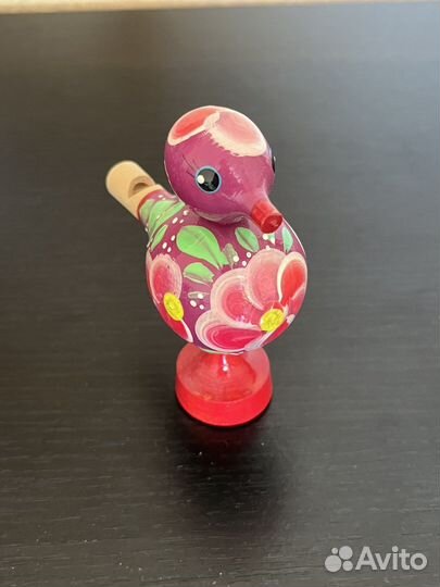 Свисток птица ручная работа