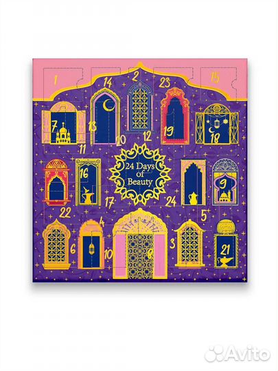 Адвент календарь с косметикой подарочный набор