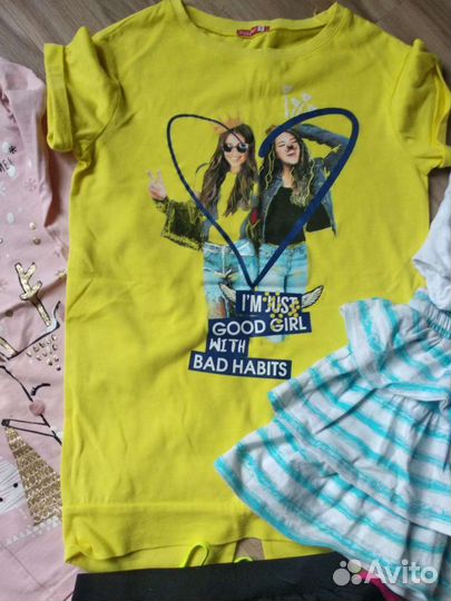 Пакет вещей на девочку 116-122 р