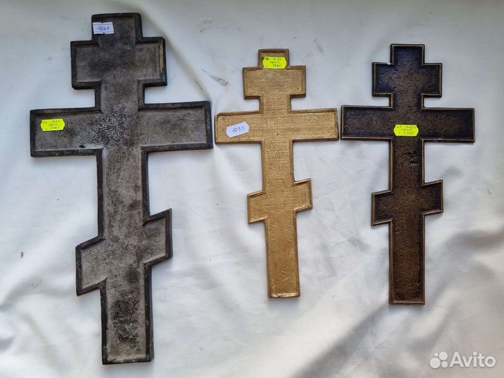 Дореволюционные кресты. Меднолитье. Эмали