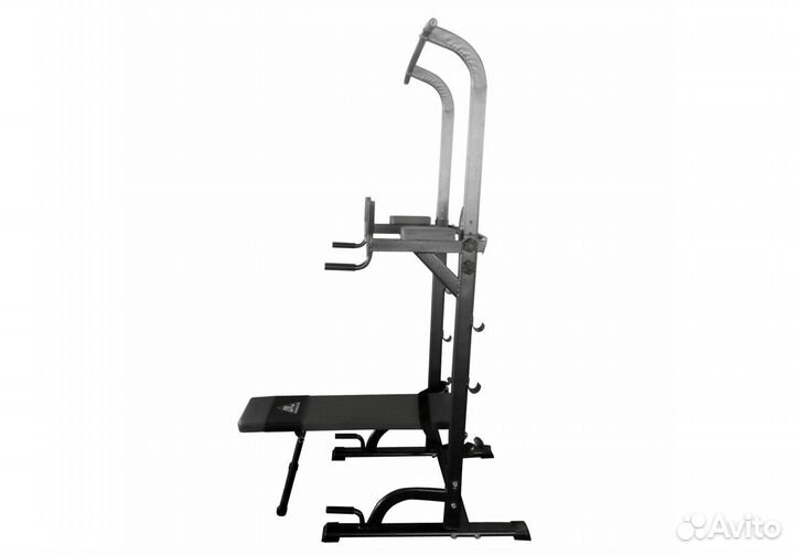 Турник - брусья со скамьей DFC power tower G005