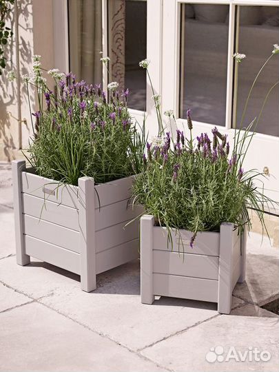 Кашпо из дерева для улицы