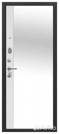 Входная металлическая дверь Тайга 9 см Зеркало
