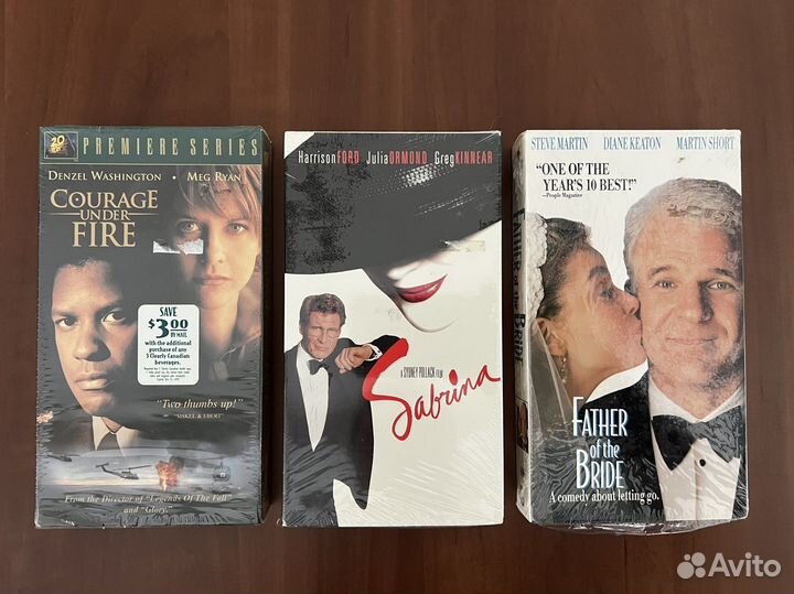 Видеокассеты VHS с фильмами на англ языке США ориг