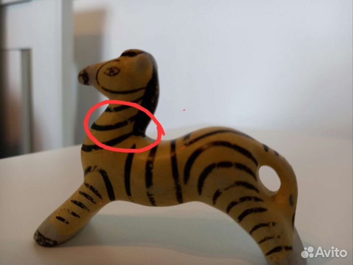 Статуэтка зебра Турыгино 